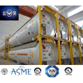 51000L 40FT 22 Bar Pressure Carbon Steel LPG Tank Container Approved by ASME U2